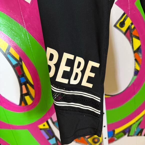 bebe Sport, Athleisure Capris. Size Small. In excellent condition! Mesh Details - Picture 2 of 7